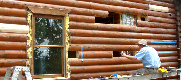 Log Home Repair Fort Jennings, Ohio
