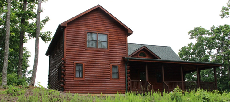 Professional Log Home Borate Application  Putnam County, Ohio